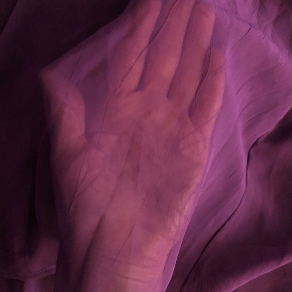 Contempo Casuals Blouse 80s Glam Rock/Metal/Mall Chick - Picture 4 of 5